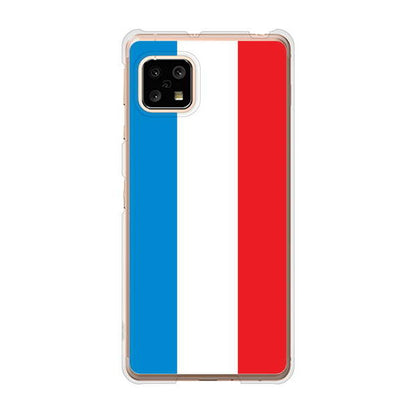 AQUOS sense5G SHG03 au 高画質仕上げ 背面印刷 ハードケース 国旗