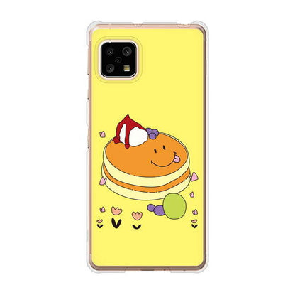 AQUOS sense5G SHG03 au 高画質仕上げ 背面印刷 ハードケース スイーツイラスト