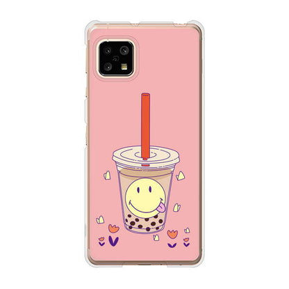 AQUOS sense5G SHG03 au 高画質仕上げ 背面印刷 ハードケース スイーツイラスト