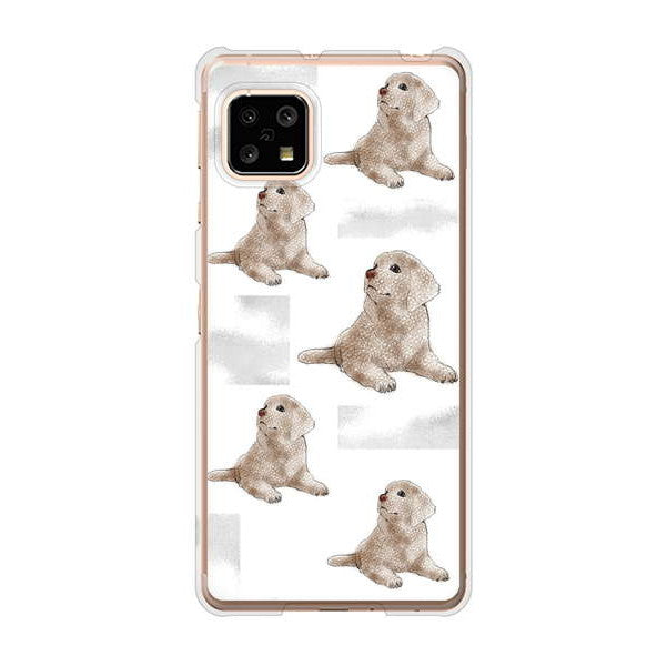 AQUOS sense5G SHG03 au 高画質仕上げ 背面印刷 ハードケース ラブラドールレトリバー