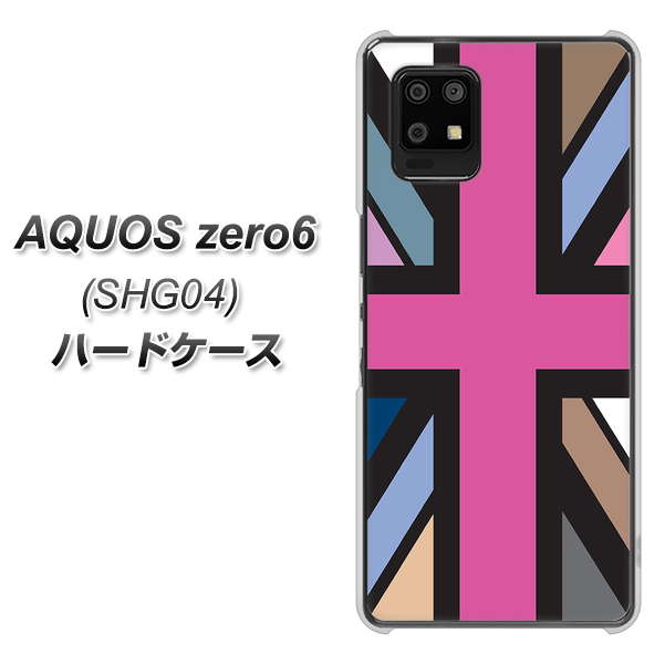 au アクオスゼロ6 SHG04 高画質仕上げ 背面印刷 ハードケース【507 ユニオンジャック デスカラー】