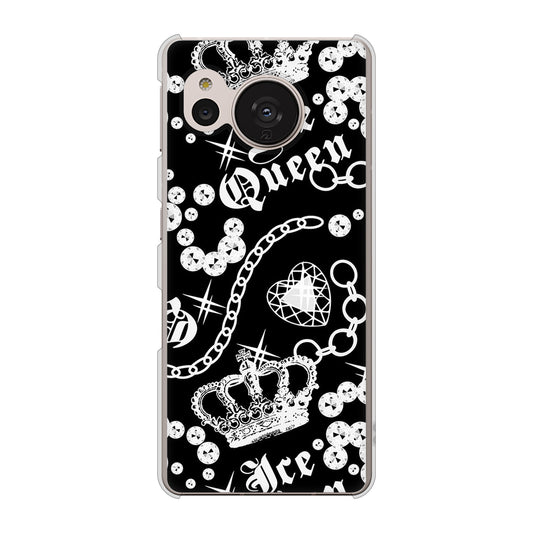 AQUOS sense7 SHG10 au 高画質仕上げ 背面印刷 ハードケース【187 ゴージャス クラウン】