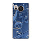 AQUOS sense7 SHG10 au 高画質仕上げ 背面印刷 ハードケース【286 3D 音符】