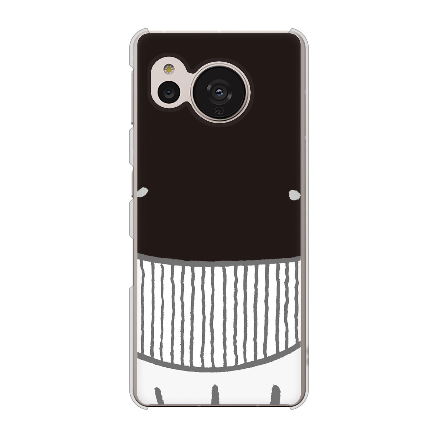 AQUOS sense7 SHG10 au 高画質仕上げ 背面印刷 ハードケース【355 くじら】