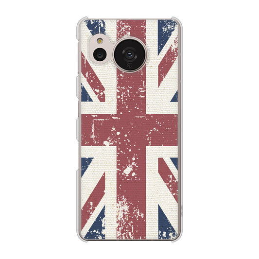 AQUOS sense7 SHG10 au 高画質仕上げ 背面印刷 ハードケース【506 ユニオンジャック ビンテージ】