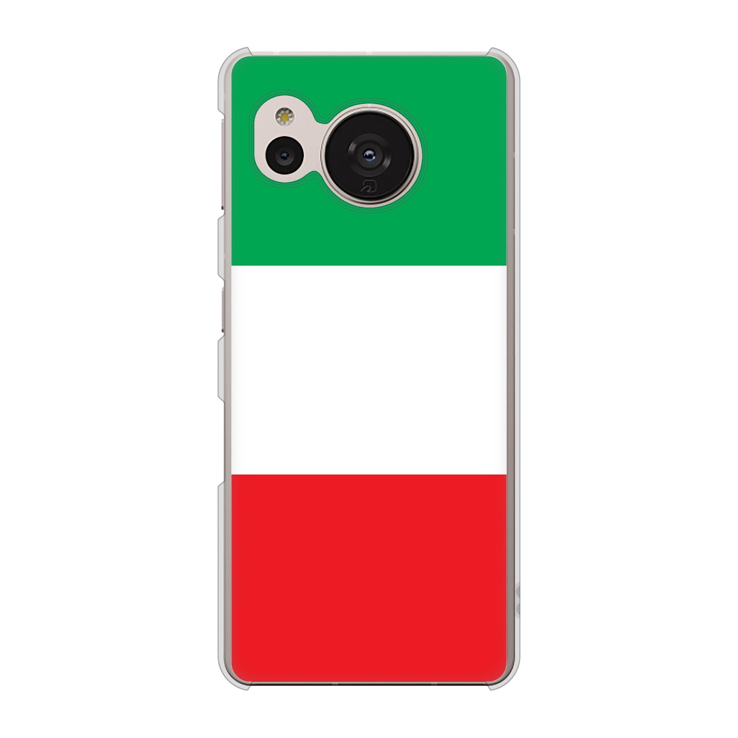 AQUOS sense7 SHG10 au 高画質仕上げ 背面印刷 ハードケース【676 イタリア】