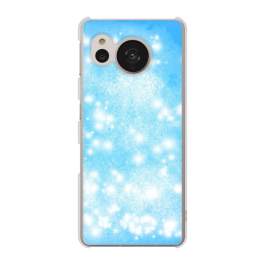 AQUOS sense7 SHG10 au 高画質仕上げ 背面印刷 ハードケース【YJ289 デザインブルー】