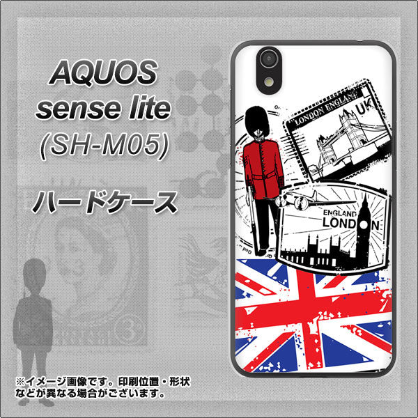 アクオス センス ライト SH-M05 高画質仕上げ 背面印刷 ハードケース【574 ＬＯＮＤＯＮ】