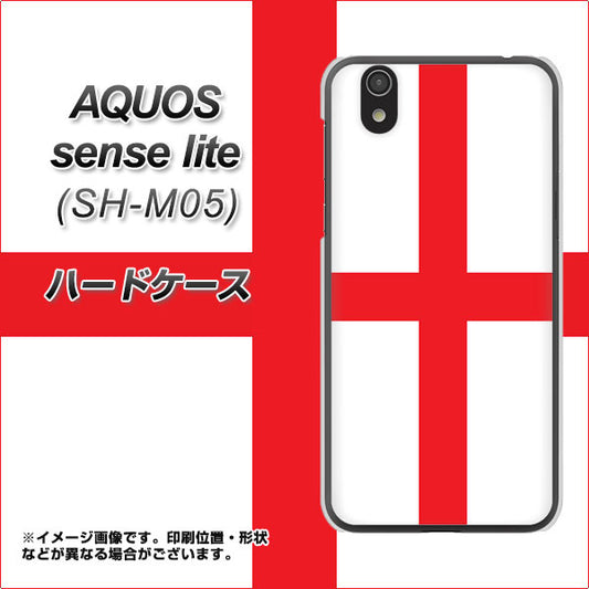 AQUOS sense lite 677 イングランド ハードケース 背面印刷