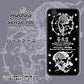 アクオス センス ライト SH-M05 高画質仕上げ 背面印刷 ハードケース【AG839 苺風雷神（黒）】