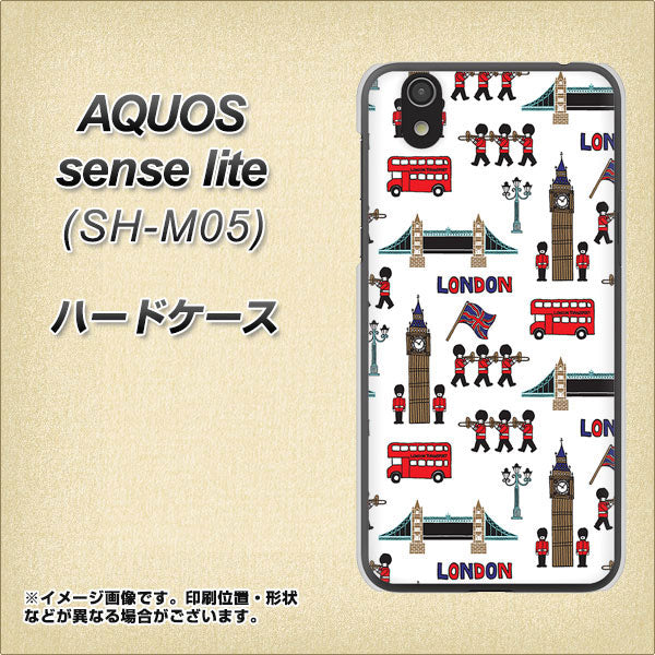 アクオス センス ライト SH-M05 高画質仕上げ 背面印刷 ハードケース【EK811 ロンドンの街】