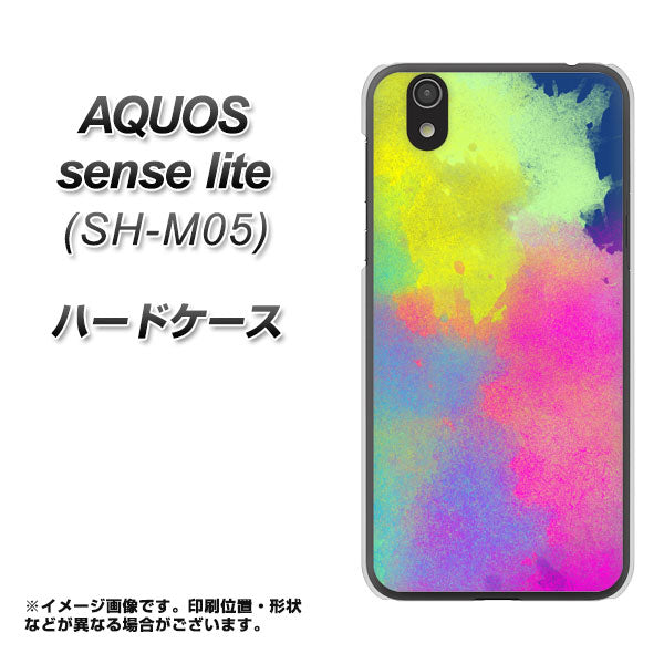 アクオス センス ライト SH-M05 高画質仕上げ 背面印刷 ハードケース【YJ294 デザイン色彩】