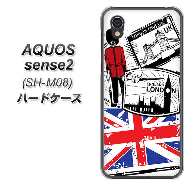 アクオスセンス2 SH-M08 高画質仕上げ 背面印刷 ハードケース【574 ＬＯＮＤＯＮ】