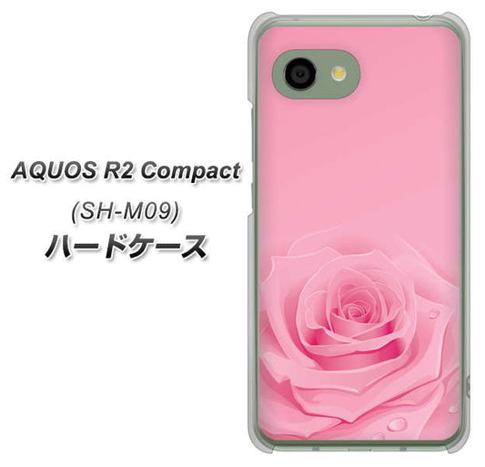 アクオス R2 コンパクト SH-M09 高画質仕上げ 背面印刷 ハードケース【401 ピンクのバラ】