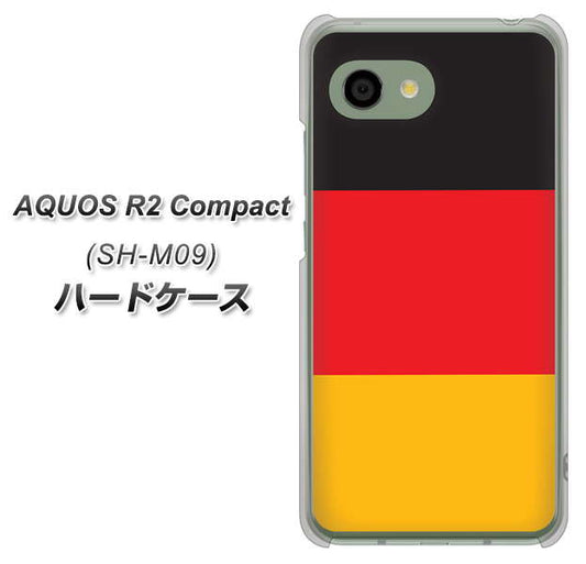 アクオス R2 コンパクト SH-M09 高画質仕上げ 背面印刷 ハードケース【675 ドイツ】