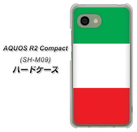 アクオス R2 コンパクト SH-M09 高画質仕上げ 背面印刷 ハードケース【676 イタリア】