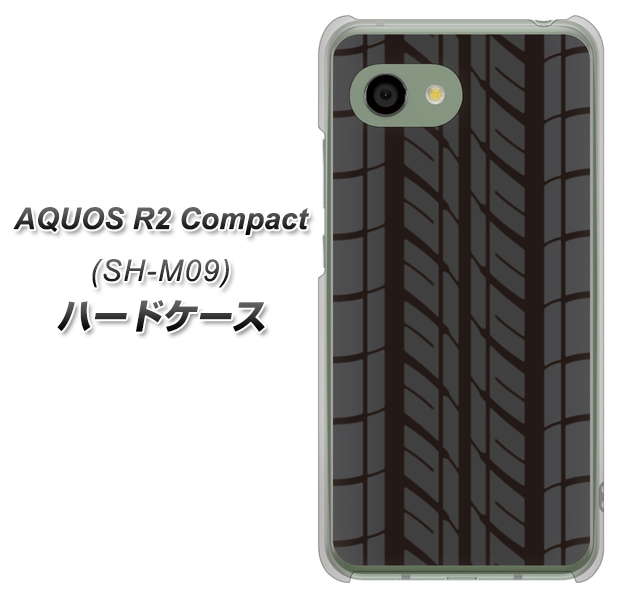 アクオス R2 コンパクト SH-M09 高画質仕上げ 背面印刷 ハードケース【IB931 タイヤ】