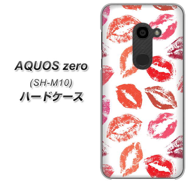 simフリー アクオスゼロ SH-M10 高画質仕上げ 背面印刷 ハードケース【734 キスkissキス】