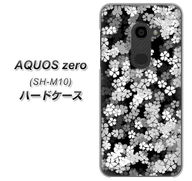 simフリー アクオスゼロ SH-M10 高画質仕上げ 背面印刷 ハードケース【1332 夜桜】