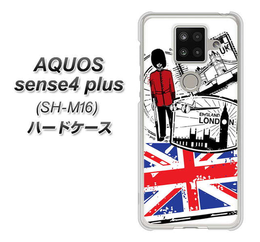 楽天モバイル アクオスセンス4 プラス SH-M16 高画質仕上げ 背面印刷 ハードケース【574 ＬＯＮＤＯＮ】