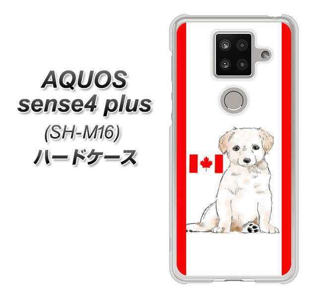 楽天モバイル アクオスセンス4 プラス SH-M16 高画質仕上げ 背面印刷 ハードケース【YD824 ラブラドールレトリバー05】
