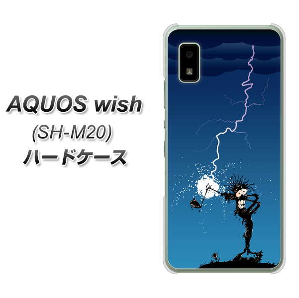 AQUOS wish SH-M20 高画質仕上げ 背面印刷 ハードケース【417 ゴルファーの苦難】