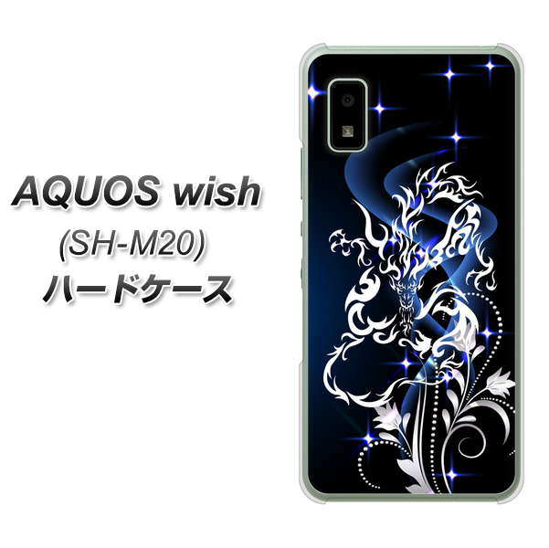 AQUOS wish SH-M20 高画質仕上げ 背面印刷 ハードケース【1000 闇のシェンロン】