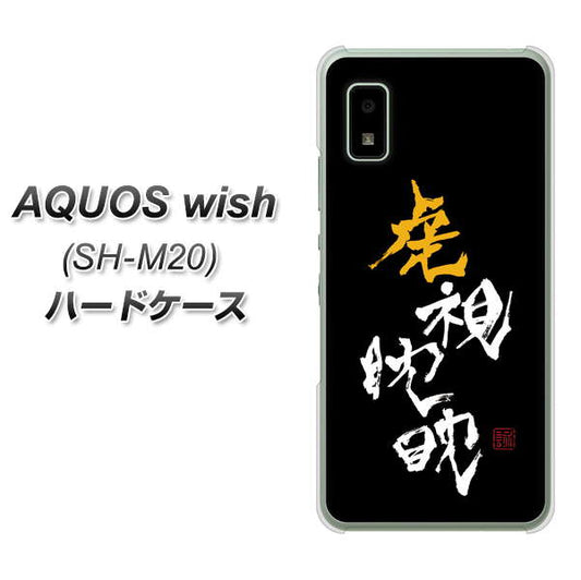 AQUOS wish SH-M20 高画質仕上げ 背面印刷 ハードケース【OE803 虎視眈々】