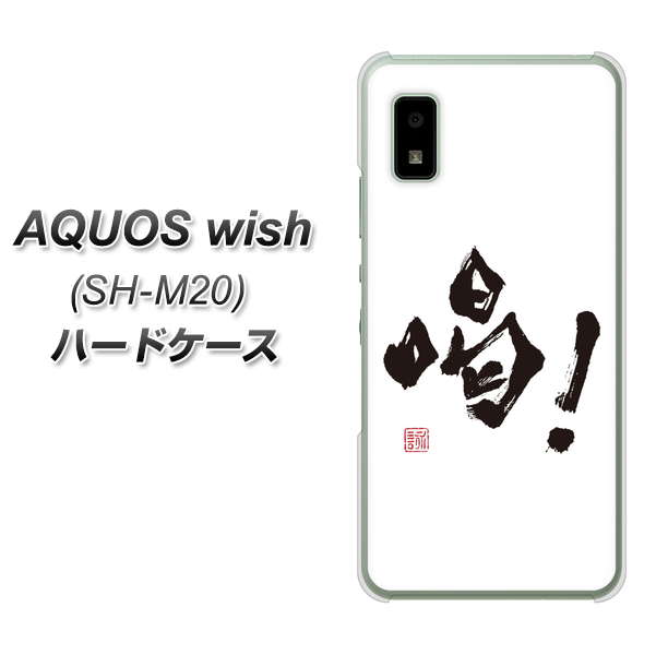AQUOS wish SH-M20 高画質仕上げ 背面印刷 ハードケース【OE845 喝！】