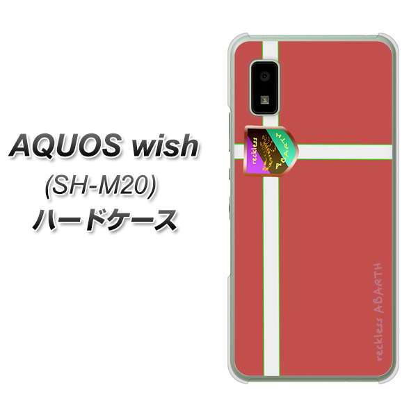 AQUOS wish SH-M20 高画質仕上げ 背面印刷 ハードケース【YC934 アバルト05】