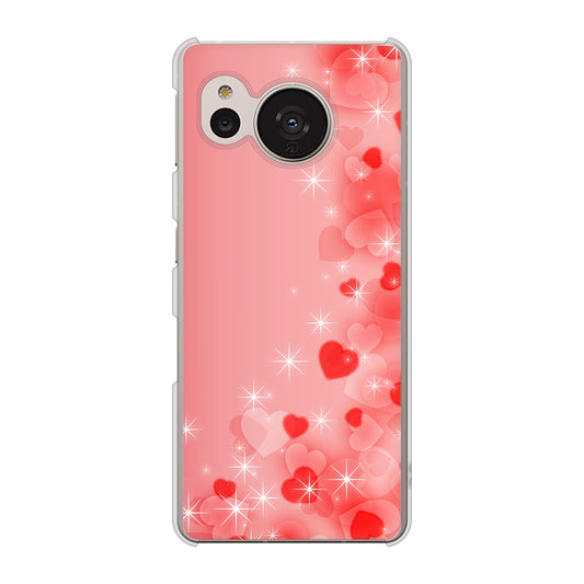 AQUOS sense7 SH-M24 楽天モバイル 高画質仕上げ 背面印刷 ハードケース【003 ハート色の夢】