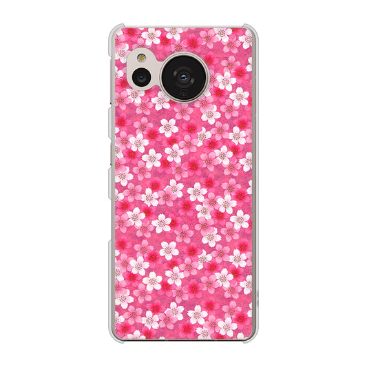 AQUOS sense7 SH-M24 楽天モバイル 高画質仕上げ 背面印刷 ハードケース【065 さくら】