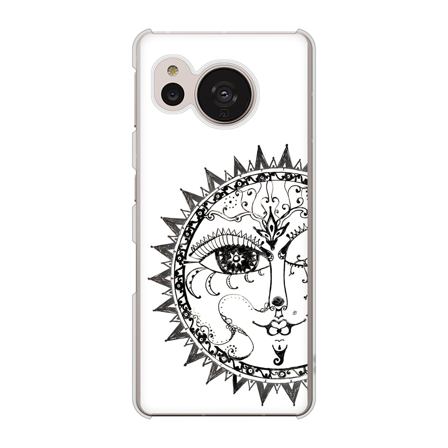 AQUOS sense7 SH-M24 楽天モバイル 高画質仕上げ 背面印刷 ハードケース【207 太陽神】