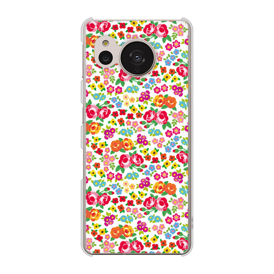 AQUOS sense7 SH-M24 楽天モバイル 高画質仕上げ 背面印刷 ハードケース【777 マイクロリバティプリントWH】