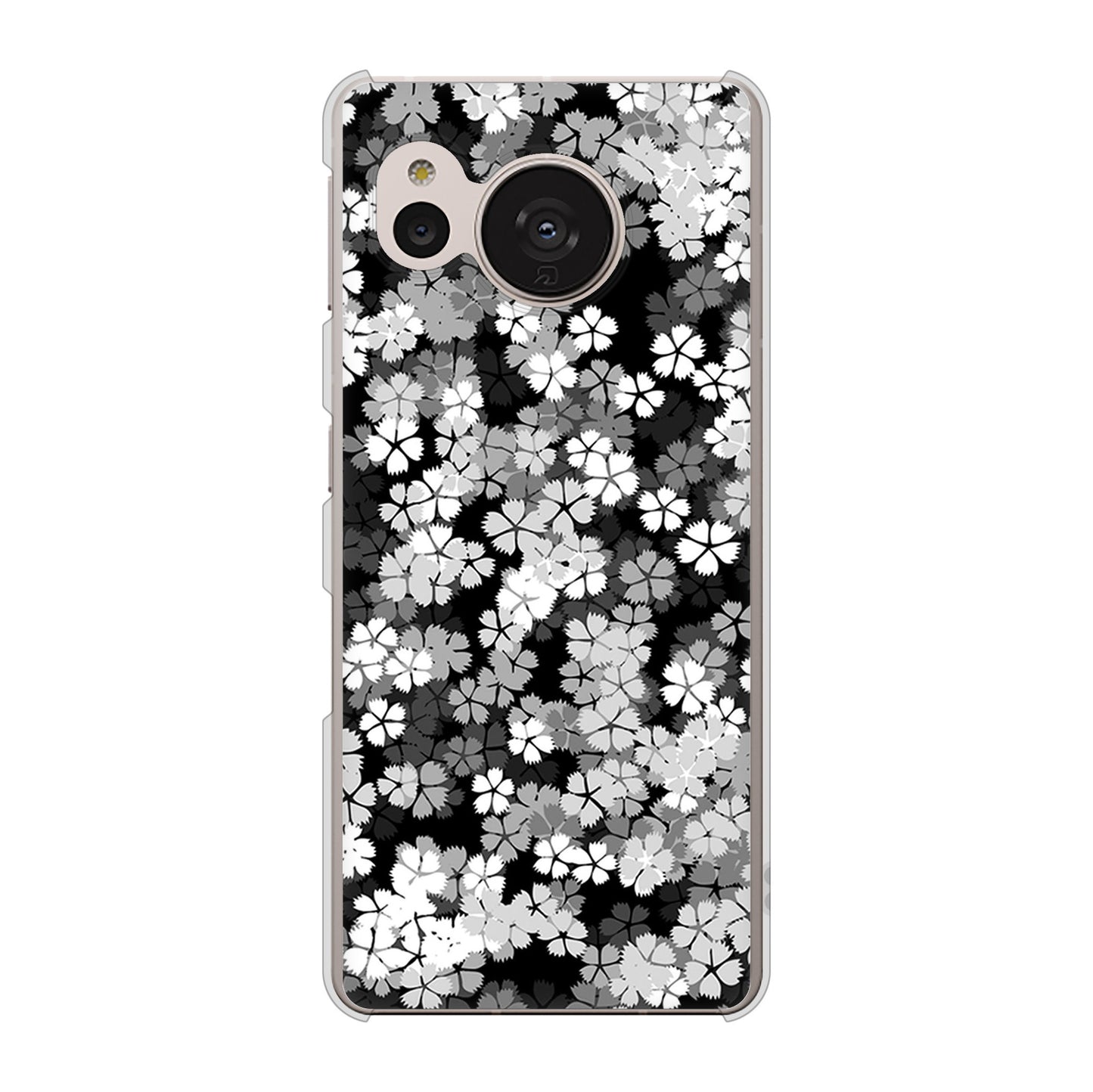 AQUOS sense7 SH-M24 楽天モバイル 高画質仕上げ 背面印刷 ハードケース【1332 夜桜】