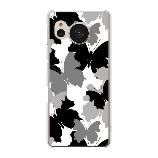AQUOS sense7 SH-M24 楽天モバイル 高画質仕上げ 背面印刷 ハードケース【1336 夜の蝶】