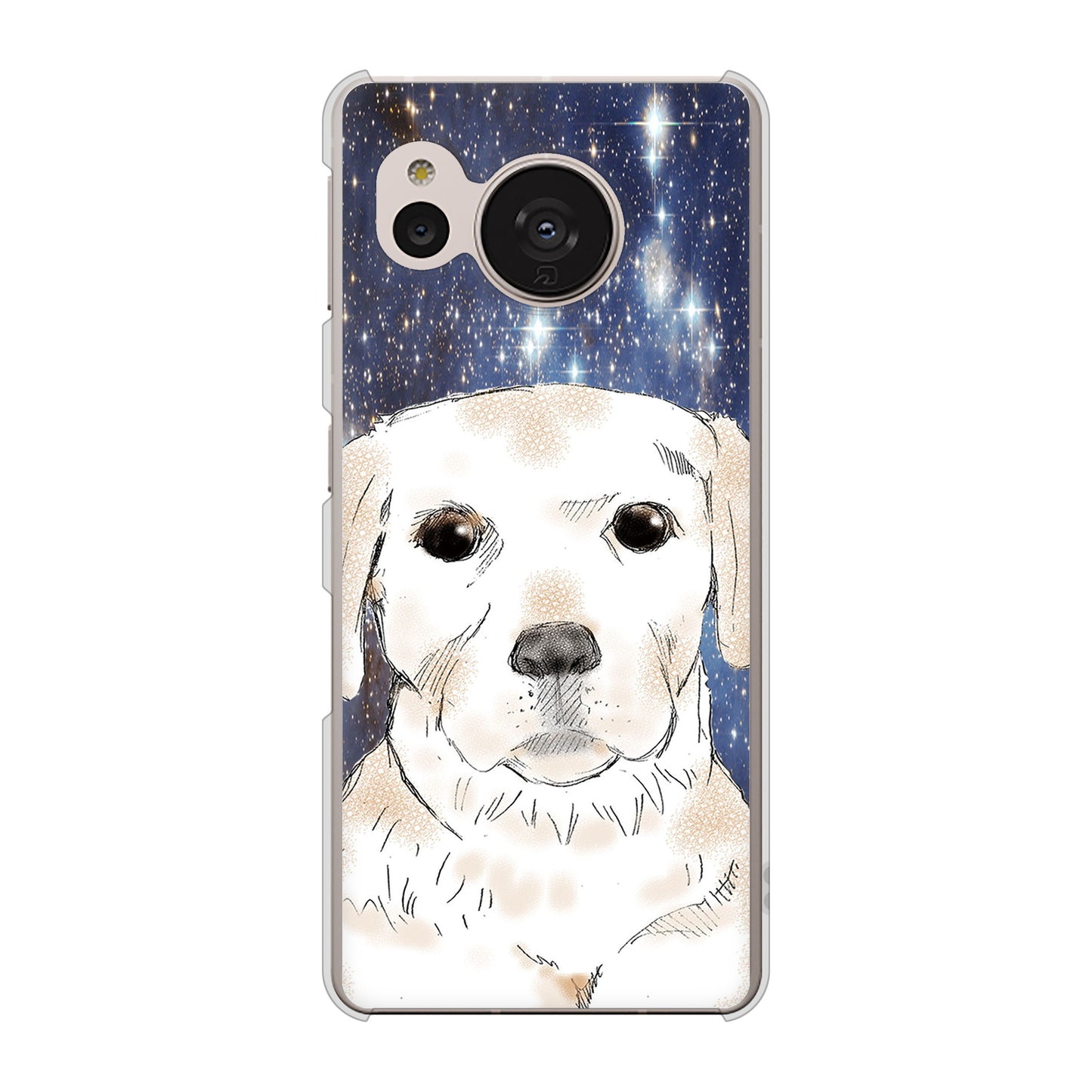 AQUOS sense7 SH-M24 楽天モバイル 高画質仕上げ 背面印刷 ハードケース【YD820 ラブラドールレトリバー01】