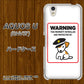 au アクオス U SHV37 高画質仕上げ 背面印刷 ハードケース【374 猛犬注意】