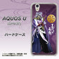 au アクオス U SHV37 高画質仕上げ 背面印刷 ハードケース【AB805 長宗我部 元親 イラストと家紋】