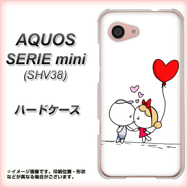 au アクオス セリエ ミニ SHV38 高画質仕上げ 背面印刷 ハードケース【025 小さな恋の物語】