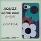 au アクオス セリエ ミニ SHV38 高画質仕上げ 背面印刷 ハードケース【EK869 ルーズフラワーinデニム風】