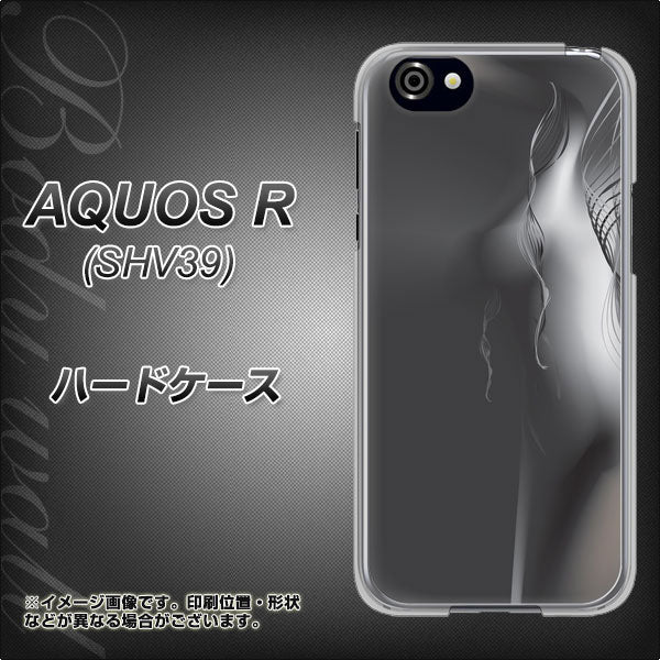 au アクオスR SHV39 高画質仕上げ 背面印刷 ハードケース【566 ボディウォール】