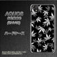 au アクオス センス SHV40 高画質仕上げ 背面印刷 ハードケース【064 モノトーン大麻ブラック】