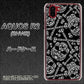 au アクオス R2 SHV42 高画質仕上げ 背面印刷 ハードケース【363 ドクロの刺青】