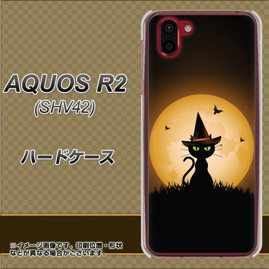 au アクオス R2 SHV42 高画質仕上げ 背面印刷 ハードケース【440 猫の魔法使い】