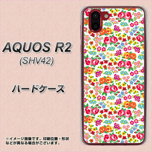 au アクオス R2 SHV42 高画質仕上げ 背面印刷 ハードケース【777 マイクロリバティプリントWH】