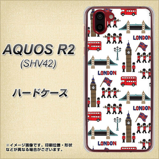 au アクオス R2 SHV42 高画質仕上げ 背面印刷 ハードケース【EK811 ロンドンの街】