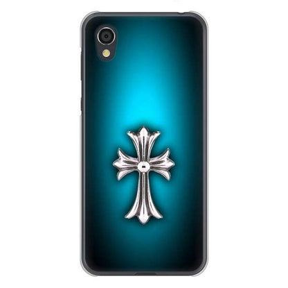 AQUOS sense2 SHV43 au 高画質仕上げ 背面印刷 ハードケース クロス