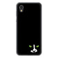 AQUOS sense2 SHV43 au 高画質仕上げ 背面印刷 ハードケース 【398 黒ネコ】