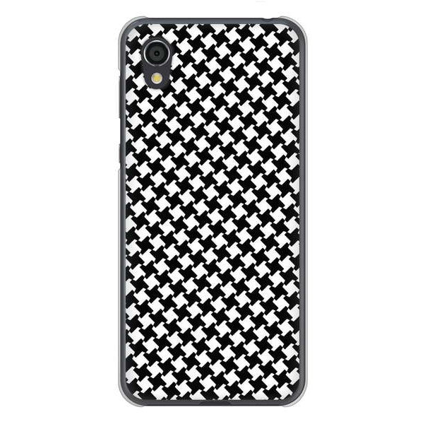 AQUOS sense2 SHV43 au 高画質仕上げ 背面印刷 ハードケース 【514 和柄＆筆文字 風車】